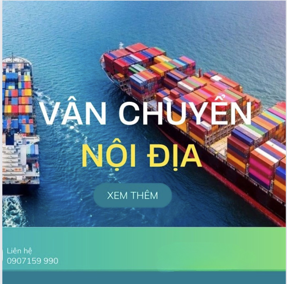 Dịch vụ vận chuyển nội địa Dịch vụ vận chuyển nội địa